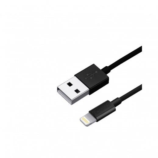CHOETECH LIGHTNING TO USB A CABLE 2M - BLACK - Image 4