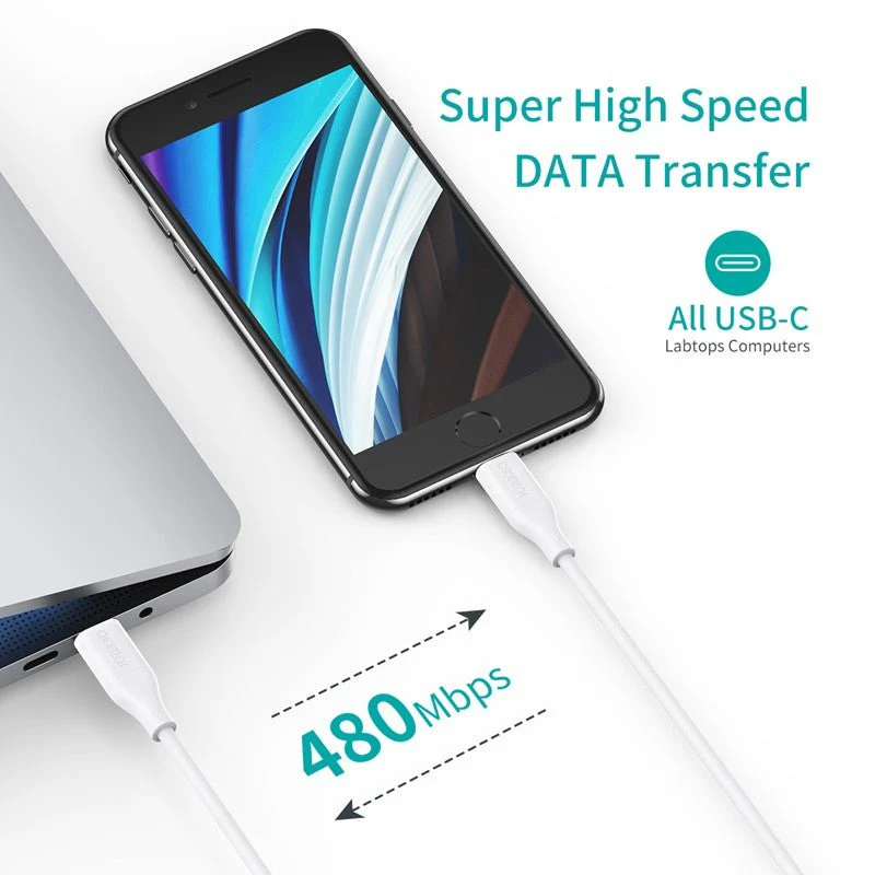 Choetech USB-C to Lightning Cable TPE PD18/30 W Cable 1.2 Meter - Image 3