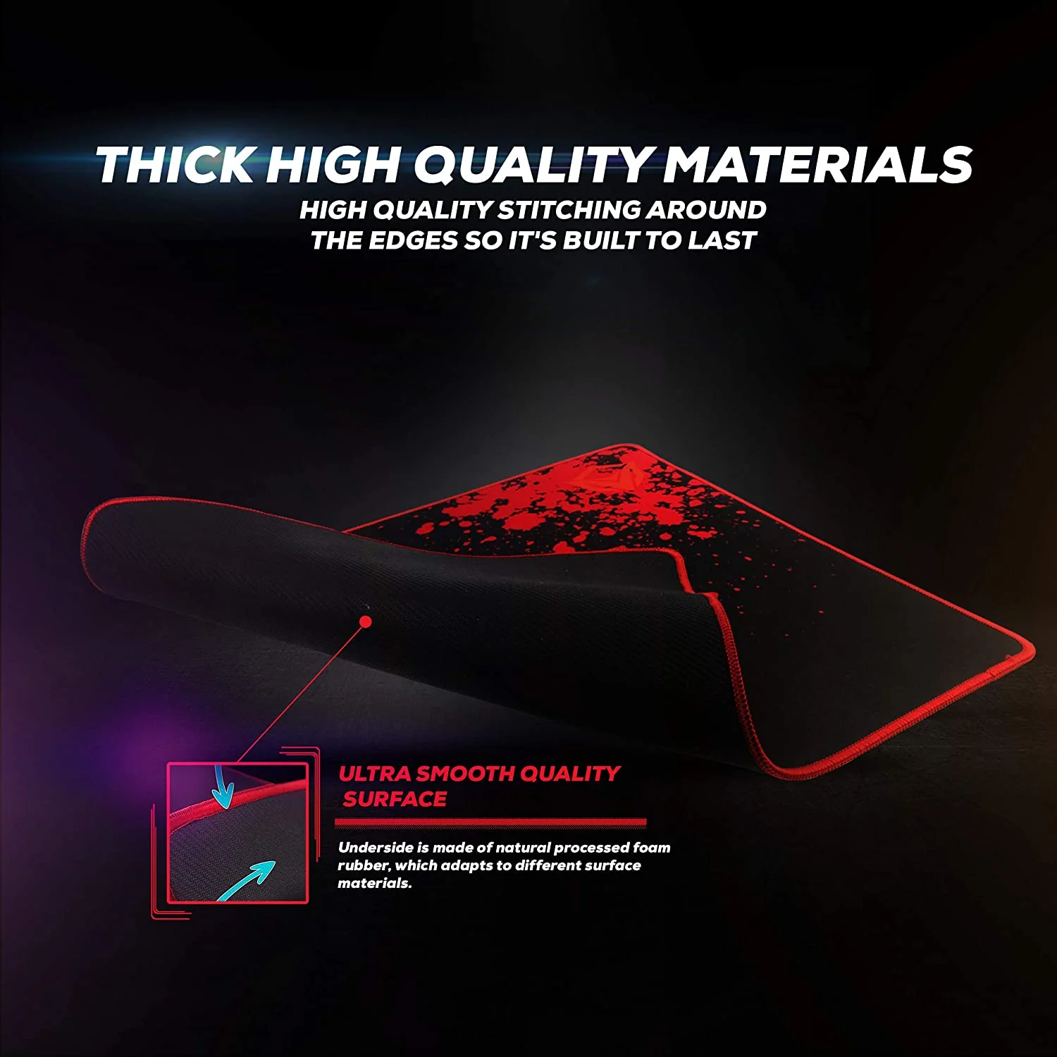 Meetion Non-slip Rubber Square Mouse Pad P110 - Image 5