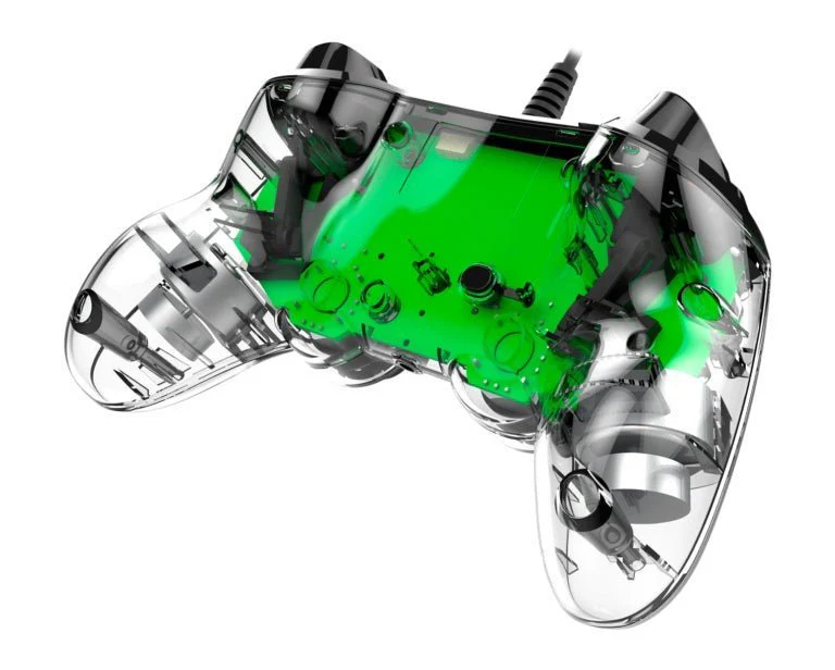 Nacon Wired Illuminated Compact Controller For PlayStation 4 - Green - Image 4