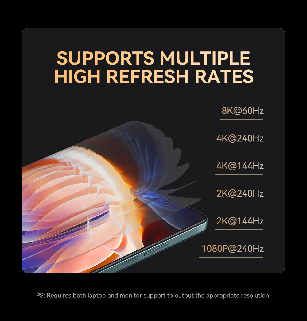 VegGieg USB-C to HDMI M/M 8K Cable Model V-Z104 - 2 Meters - Image 6